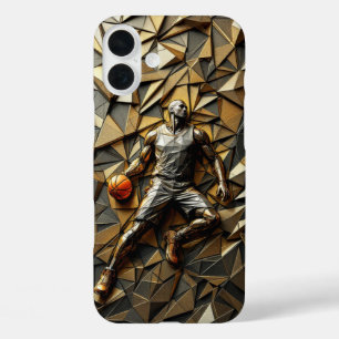 Prestige Dunk: Luxe Basketball iPhone 16 Plus Case