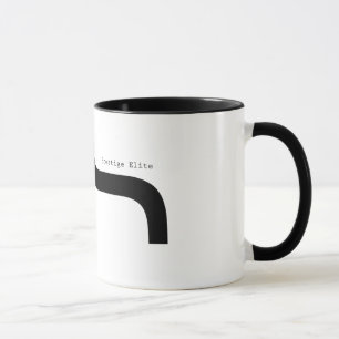 Prestige Elite  Font Parenthese Mustache Mug