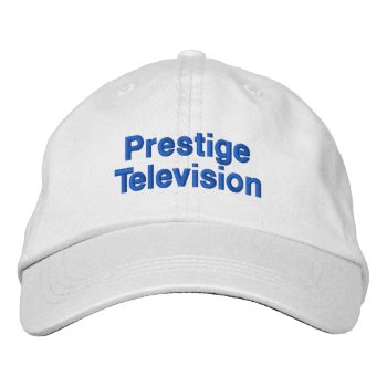 Prestige Televison Embroidered Baseball Cap by StephDavidson at Zazzle