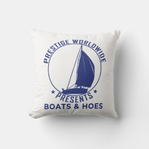 Prestige Worldwide Boats and Hoes Step Brothers Throw Pillow