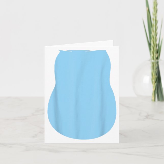 Pretend Alien Dog Costume Halloween Blue Alien Dog Card (Front)