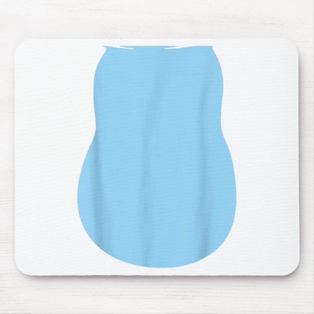 Pretend Alien Dog Costume Halloween Blue Alien Dog Mouse Pad (Front)