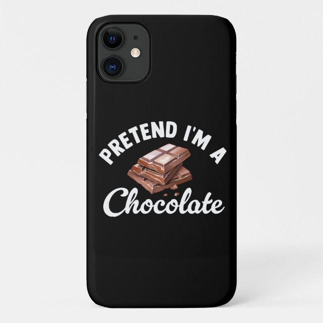 Pretend I m A Chocolate Bar Case-Mate iPhone Case (Back)