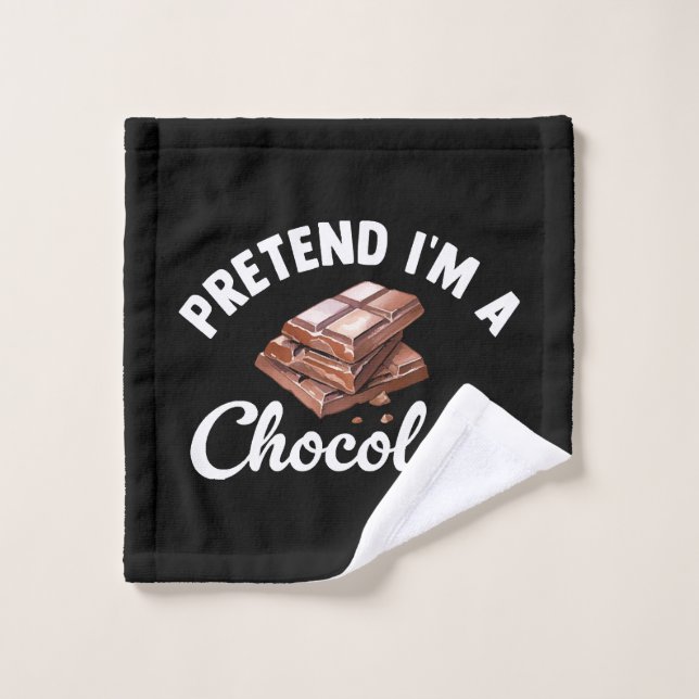 Pretend I m A Chocolate Bar Wash Cloth (Wash Cloth)