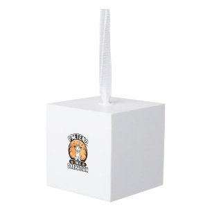 Pretend I’m a Dalmatian Halloween Dog Cube Ornament
