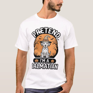 Pretend I’m a Dalmatian Halloween Dog T-Shirt