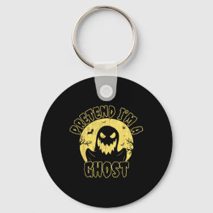 Pretend I’m A Ghost Costume Halloween Keychain