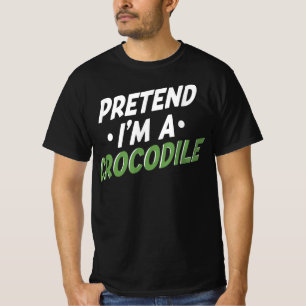 Pretend Im A Crocodile Alligator Lover Reptile Gif T-Shirt