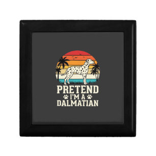 Pretend I'm A Dalmatian Retro Dog Gift Box