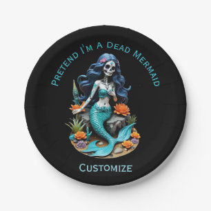 Pretend I'm A Dead Mermaid Thunder_Cove Paper Plates