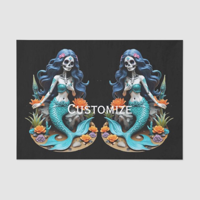 Pretend I'm A Dead Mermaid Thunder_Cove Tissue Paper (Front)