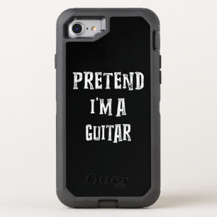 Pretend I'm A Guitar Costume Couples OtterBox Defender iPhone SE/8/7 Case
