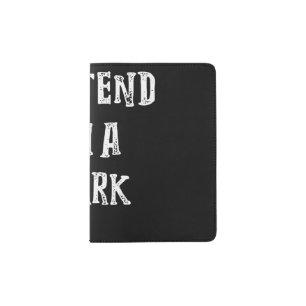 Pretend Im A Shark Halloween Costume Couples Match Passport Holder