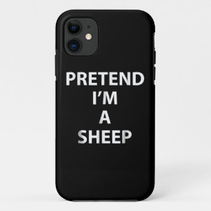 Pretend im a sheep   halloween funny party gift iPhone 11 case