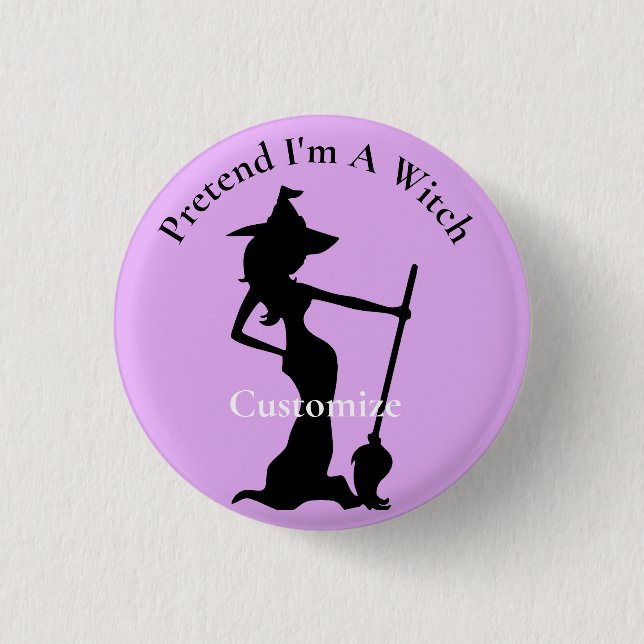 Pretend I'm A Witch Thunder_Cove Button (Front)