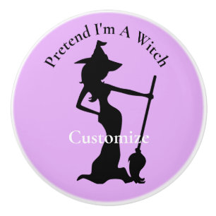 Pretend I'm A Witch Thunder_Cove Ceramic Knob
