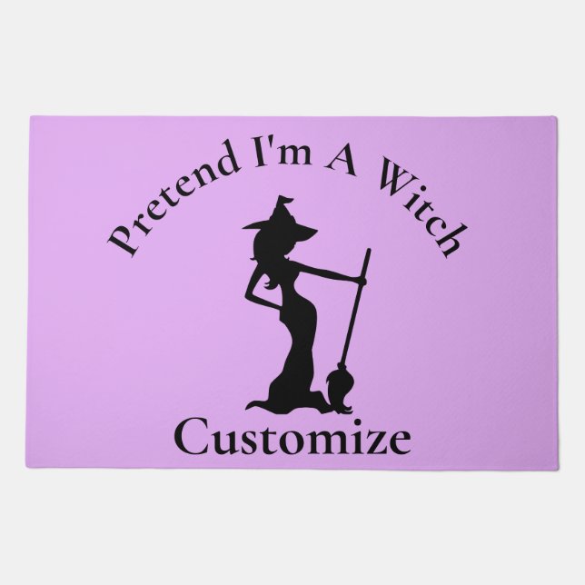 Pretend I'm A Witch Thunder_Cove Doormat (Front)