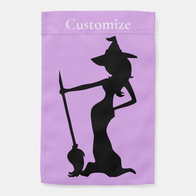 Pretend I'm A Witch Thunder_Cove Garden Flag (Back)