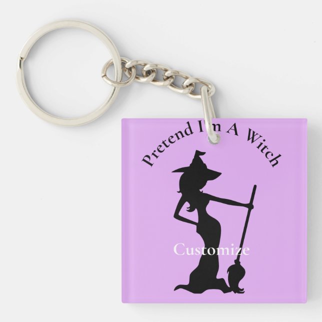 Pretend I'm A Witch Thunder_Cove Keychain (Front)