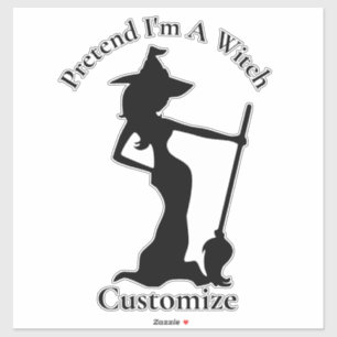 Pretend I'm A Witch Thunder_Cove Sticker
