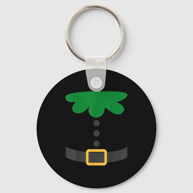 Pretend I'm An Elf Christmas Quick Costume Lazy Pa Keychain (Front)