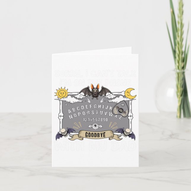 Pretend I'm An Eraser Funny Lazy Halloween Costume Card (Front)