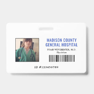Pretend Play Doctor ID Badge (Horizontal)