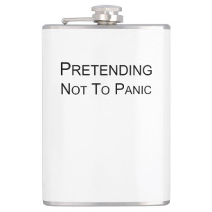 Pretending Not To Panic - the hip flask
