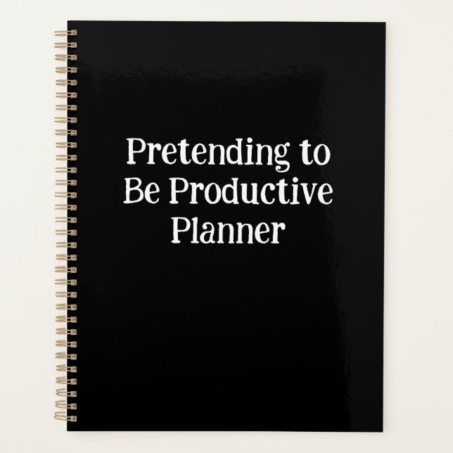 Pretending To Be Productive Planner  (Front)
