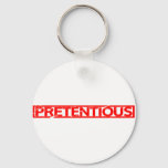 Pretentious Stamp Keychain
