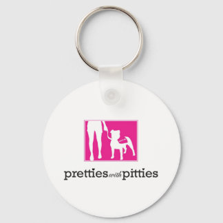 Pretties with Pitties Keychain