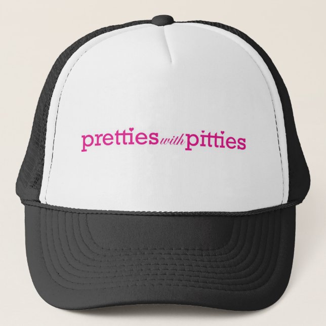 Pretties with Pitties Trucker Hat (Front)