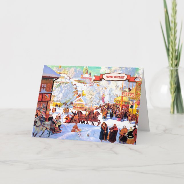 Prettige Kerstdagen.Christmas Card in Dutch (Front)