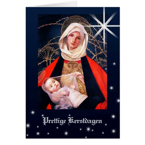 Prettige Kerstdagen Christmas Card in Dutch