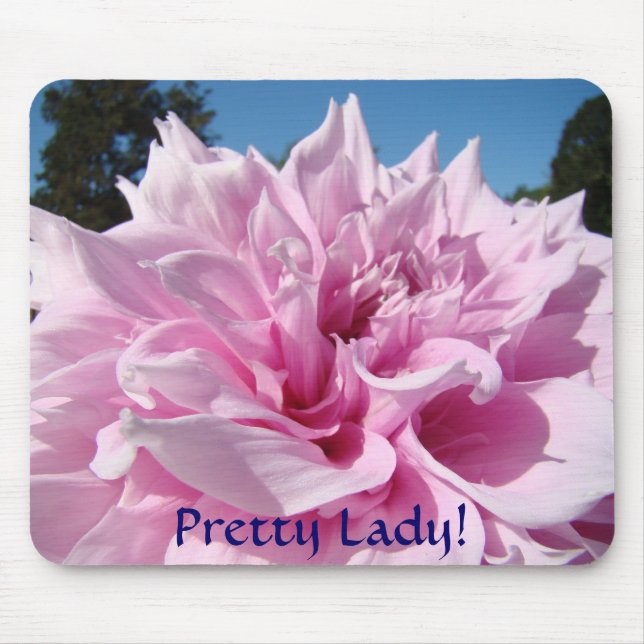 PRETTTY LADY! Mousepad Valentine's Day gift (Front)