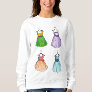 Pretty 50s Vintage Prom Dress Dresses Sweatshirt