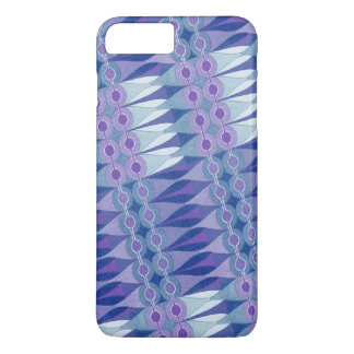Pretty Abstract Accident in Purple and Blue iPhone 8 Plus/7 Plus Case