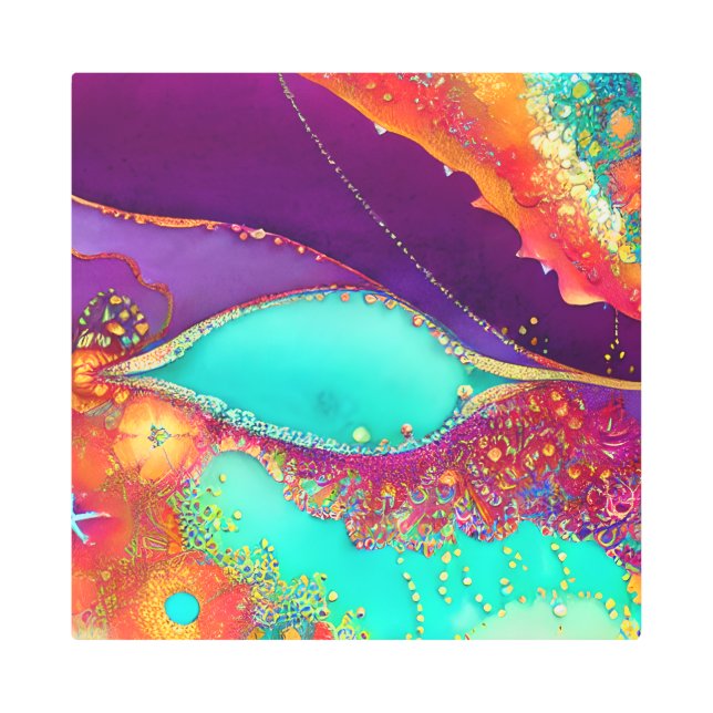 Pretty Abstract Beachy Art (Front)