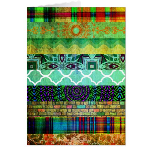 Pretty Abstract Bohemian Striped Pattern (Front)