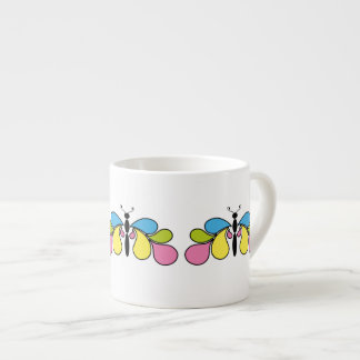 Pretty Abstract Butterfly Espresso Cup