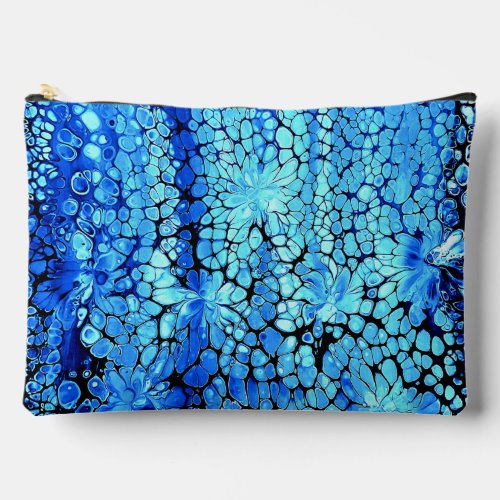 Pretty Abstract Fluid Art Cosmetic Pouch