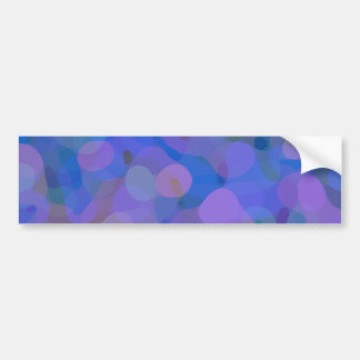 Pretty Abstract in Blue, Purple, and Green Bumper Sticker