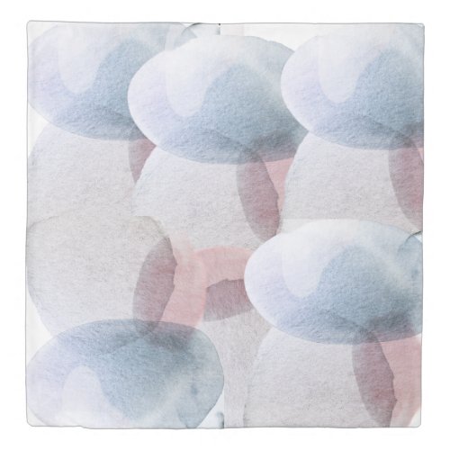 Pretty Abstract Pastel Watercolor  Duvet Cover