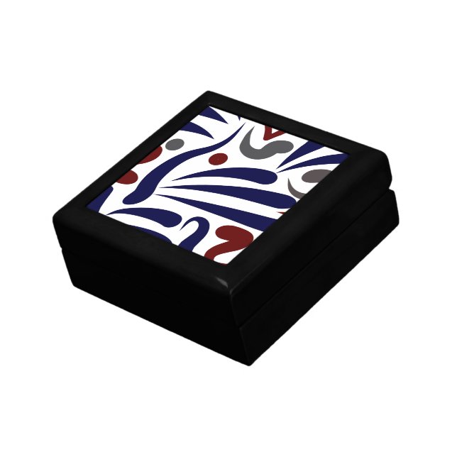 Pretty abstract pattern gift box (Side)