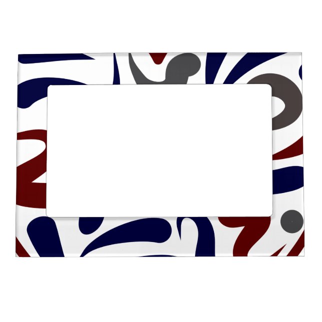 Pretty abstract pattern magnetic frame (Front)
