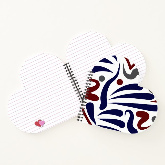 Pretty abstract pattern notebook (Inside)