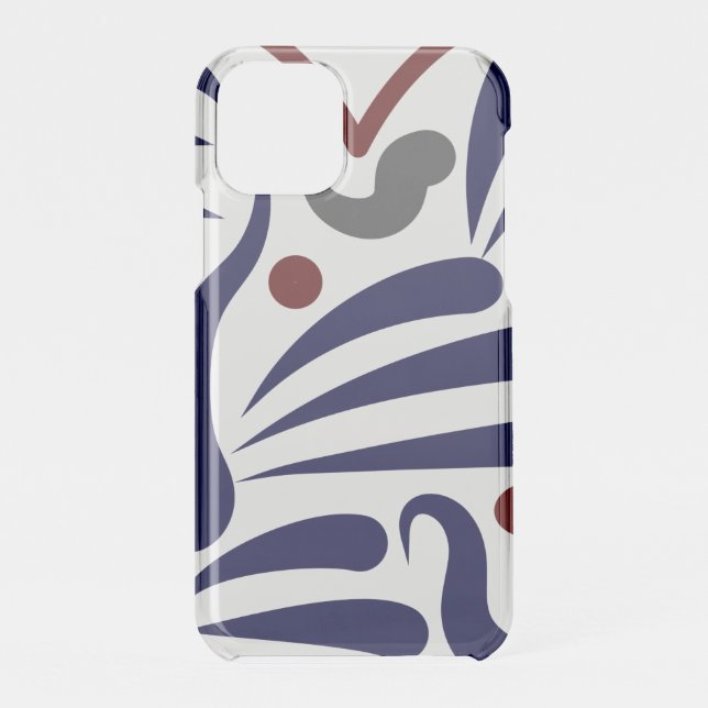 Pretty abstract pattern uncommon iPhone case (Back)