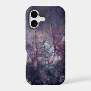 Pretty Abstract Purple Abalone Decay iPhone 17 Case