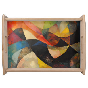 Pretty Abstract  Serving Tray