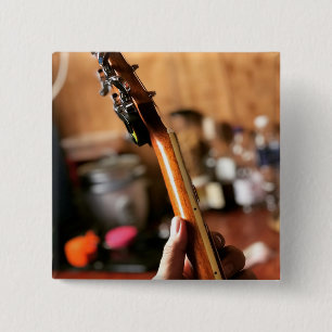 Pretty Acoustic Guitar Button